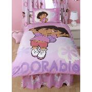 Dora the Explorer ‘Totally Adorable' Fitted Valance Sheet
