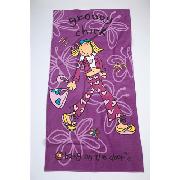 Groovy Chick Butterfly Printed Towel