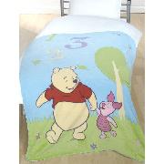 Winnie the Pooh 123 Large Fleece Blanket