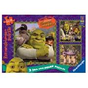 Ravensburger Shrek 3 - 3 x 49 Piece Puzzles