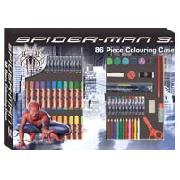Spider-Man 3 86 Piece Colouring Case