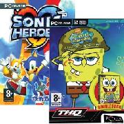 Pc - Spongebob Squarepants Double Pack + Sonic Heroes