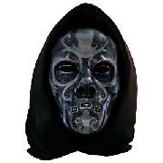 Harry Potter Death Eater Voice Changing Mask and Wand.