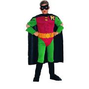 Batman 'Robin' Muscle Chest Costume, Age 5 - 7 Years