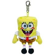 Beanie Baby Spongebob Key Chain