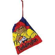 Bold Paddington Bear Cotton Drawstring Bag