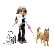 Bratz Walking Doll with Dog Yasmin