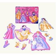 Disney Princess - 4 Shaped Jigsaws