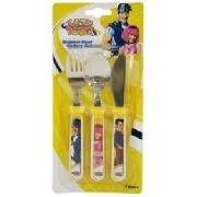 Lazytown Knife Fork and Spoon Cutlery Set - New 2007!