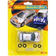 Micro Scalextric - Peugeot 206 Silver
