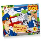 Postman Pat Colour and Play Puzzle