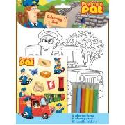 Postman Pat Colouring and Sticker Set
