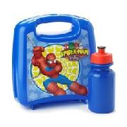 Spiderman and Friends Lunchbox with Bottle