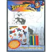 Superman Colouring Set