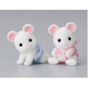 White Mouse Babies (Sylvanian Families)
