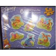 Winnie the Pooh 6 Shaped Puzzles