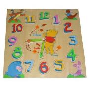 Winnie the Pooh Jigsaw Learning Clock