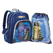 Dr Who 2 Piece Set, Backpack, Gymsack
