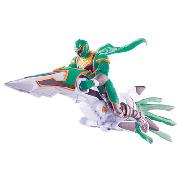 Green Mystic Racer with Power Ranger Figure